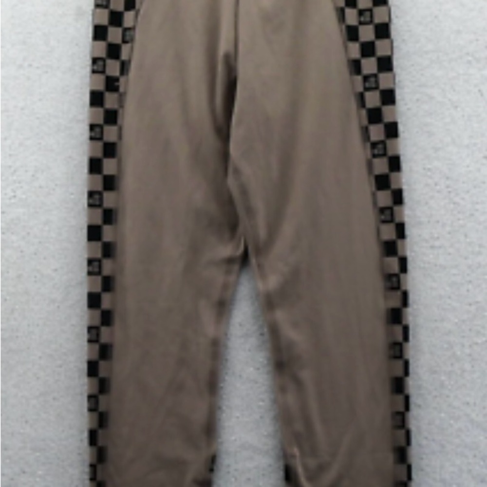 Victorias Secret Pink Active Iced Coffee Checkered Pattern Leggings - Picture 2 of 7